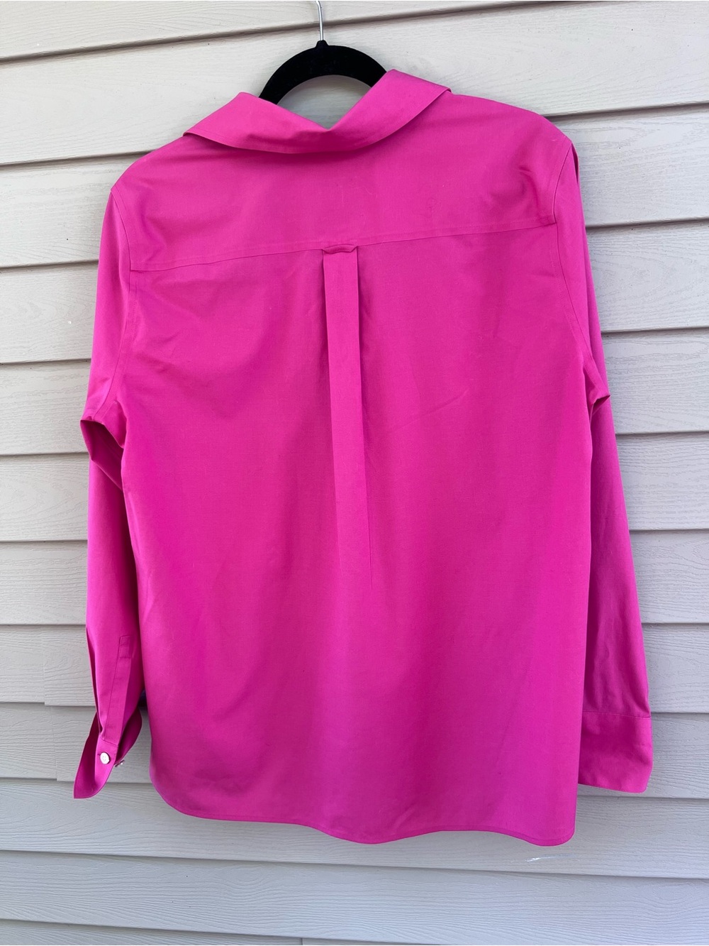 Talbots Fuchsia Button-Down Blouse - Picture 5 of 8